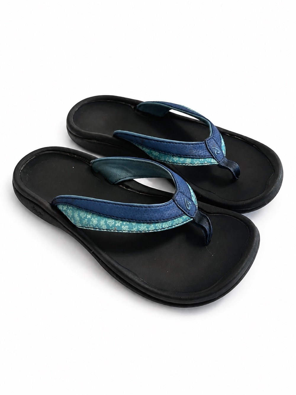 Olukai Ohana Sandal Flip Flops Women’s Size 38 US 8 Comfort Blue Summer Thong